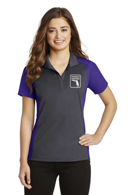 LST652 - Sport-Tek Ladies Colorblock Micropique Sport-Wick Polo.