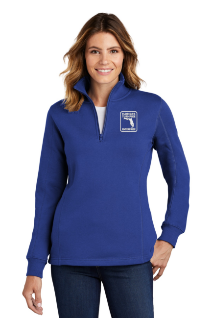 LST253 - Sport-Tek Ladies 1/4-Zip Sweatshirt