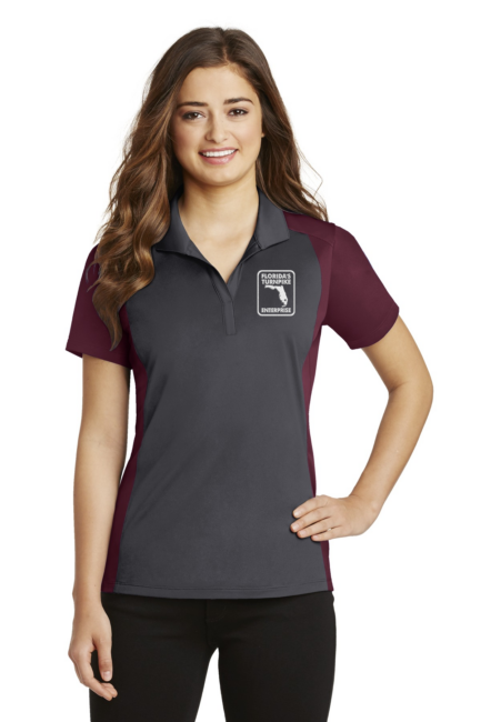 LST652 - Sport-Tek Ladies Colorblock Micropique Sport-Wick Polo.
