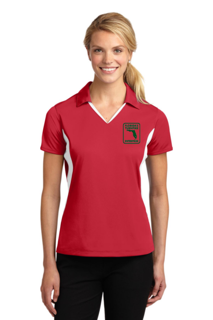 LST655 - Sport-Tek Ladies Side Blocked Micropique Sport-Wick Polo